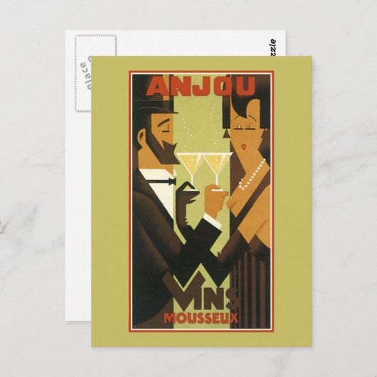 Carte Postale Anjou (Devant / Derrière)