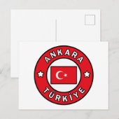 Carte Postale Ankara Türkiye (Devant / Derrière)