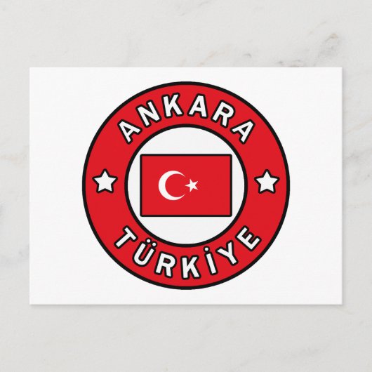 Carte Postale Ankara Türkiye (Devant)