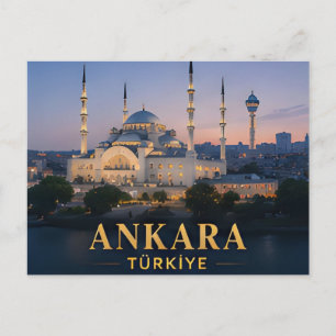 Carte Postale ✈️ Ankara Turquie Cadeau de voyage 🕌