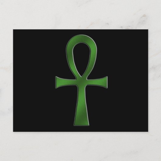 Carte Postale Ankh Green (Devant)