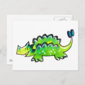 Carte Postale Ankylosaurus (Devant / Derrière)