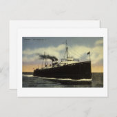 Carte Postale Ann Arbor Car Ferry No. 6 - Arthur K. Atkinson (Devant / Derrière)