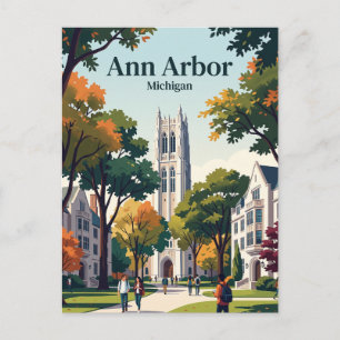 Carte Postale Ann Arbor, Michigan