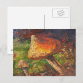 Carte Postale Ann Hayes Peinture Champignons (Devant / Derrière)