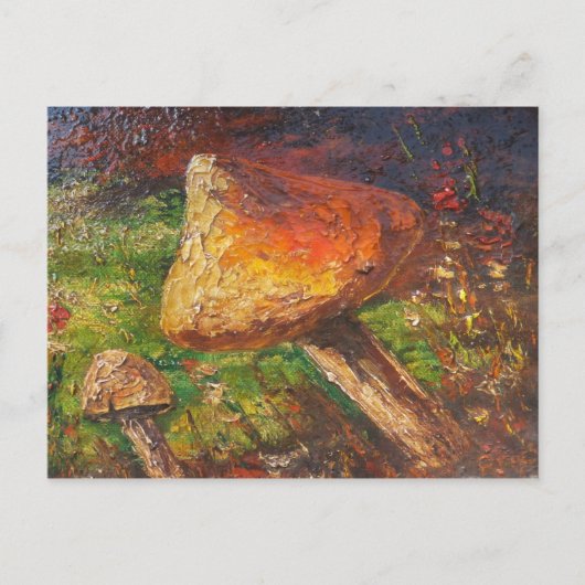 Carte Postale Ann Hayes Peinture Champignons (Devant)