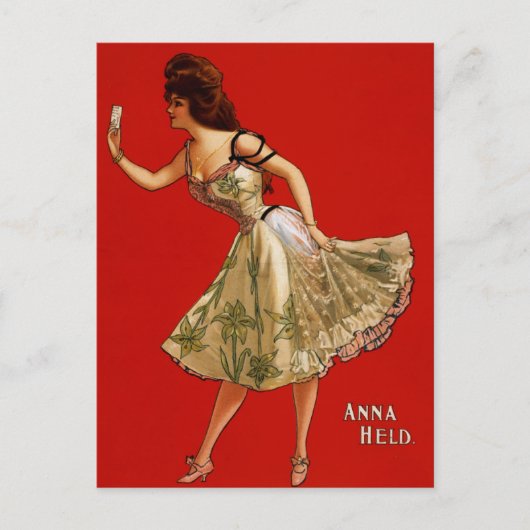 Carte Postale Anna Held (Devant)
