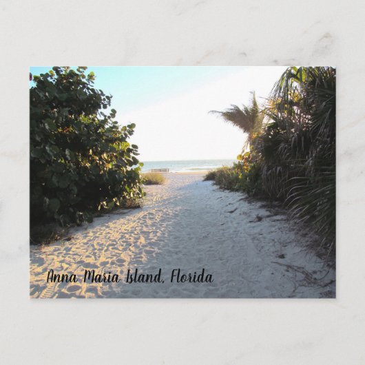 Carte Postale Anna Maria Island Floride - plage - soleil (Devant)