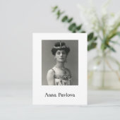 Carte postale Anna Pavlova (Debout devant)