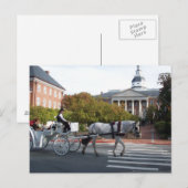 Carte Postale Annapolis Horse and Carriage Ride (Devant / Derrière)