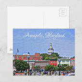 Carte postale Annapolis, Maryland (Devant / Derrière)