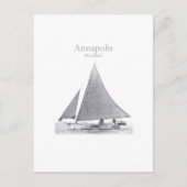 Carte Postale Annapolis Skipjack (Devant)