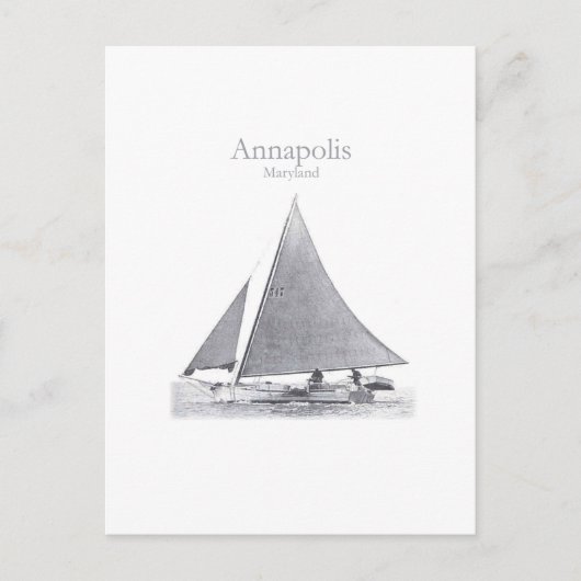 Carte Postale Annapolis Skipjack (Devant)