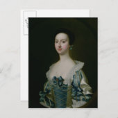 Carte Postale Anne Bateman, puis Mme John Gisbourne, 1755 (Devant / Derrière)