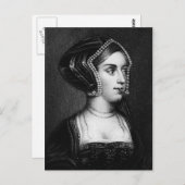 Carte Postale Anne Boleyn (Devant / Derrière)