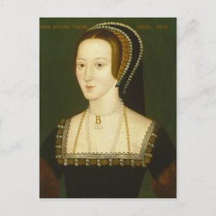 Carte Postale Anne Boleyn Deuxième épouse d'Henri VIII Portrait