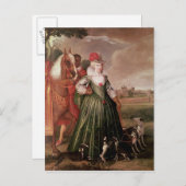 Carte Postale Anne de Danemark, 1617 (Devant / Derrière)