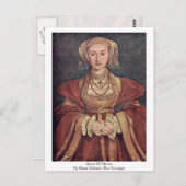 Carte Postale Anne Of Cleves Par Hans Holbein Le Plus Jeune (Devant / Derrière)