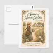 Carte Postale Anne of Green Gables Book Cover (Devant / Derrière)