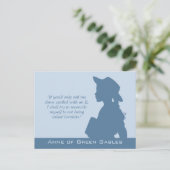 Carte Postale Anne of Green Gables CC0949 Montgomery citations (Debout devant)