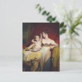 Carte Postale Anne, Viscountess Pollington, Comtesse (Debout devant)