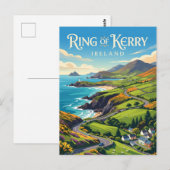 Carte Postale Anneau de Kerry Irlande (Devant / Derrière)