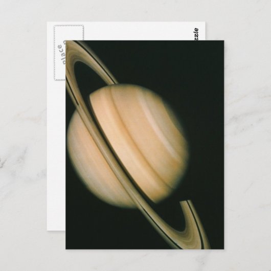 Carte Postale Anneaux de Saturne (Devant / Derrière)