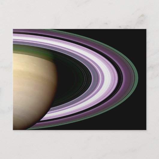 Carte Postale Anneaux de Saturne (Devant)