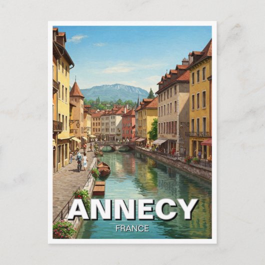 Carte Postale Annecy France (Devant)