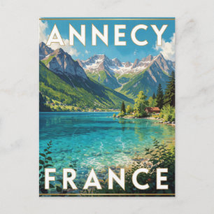 Carte Postale Annecy France Lac Cristallin Vue Alpine
