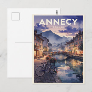 Carte Postale Annecy France Voyage Rétro