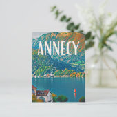 Carte Postale Annecy Photo Vintage  (Debout devant)