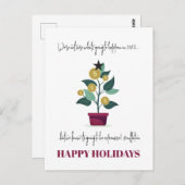 Carte Postale Année Cher Funny Sarcastique 2022 Noël (Devant / Derrière)