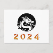 Carte Postale Année chinoise du dragon 2024 (Devant)