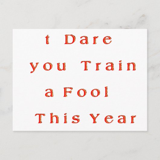 Carte Postale Année de croissance ? - J'Ose que tu entraînes un (Devant)