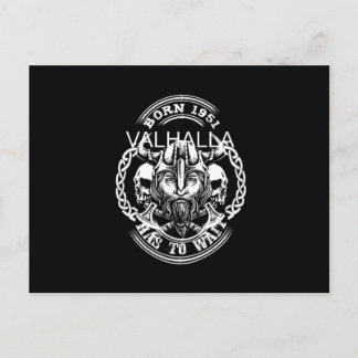 Carte Postale Année de naissance Viking 51 "Valhalla doit attend