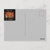 Carte postale année du Dragon (Dos)