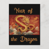 Carte postale année du Dragon (Devant)