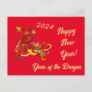 Carte Postale Année du dragon