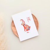 Carte Postale Année du lapin