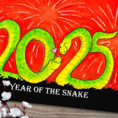 Carte postale Année du serpent 2025