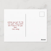 Carte Postale Année élégante du serpent Nouvel An chinois (Dos)