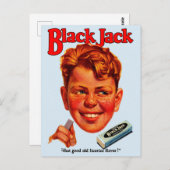 Carte Postale Années 1920 Black Jack (Devant / Derrière)
