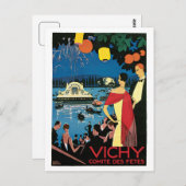 Carte Postale Années 1920 vintages Vichy (Devant / Derrière)