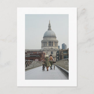 Carte Postale Années 1940 sur le Millennium Bridge à Londres (63