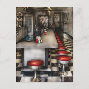 Carte Postale Années 1950 - Le glacier Cream Parlor