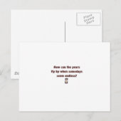 Carte Postale Années de vol (Devant / Derrière)