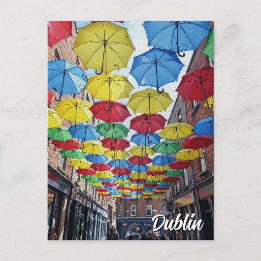 Carte Postale Anne's Lane Dublin Irlande Travel (Devant)