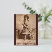 Carte Postale Annie Oakley Sepia (Debout devant)