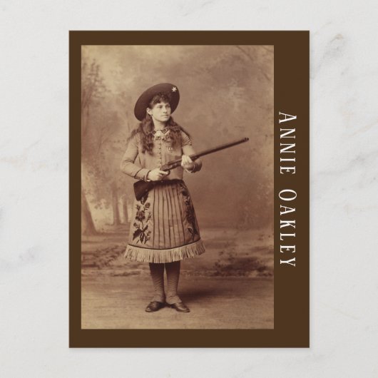 Carte postale Annie Oakley Sharpshooter (Devant)